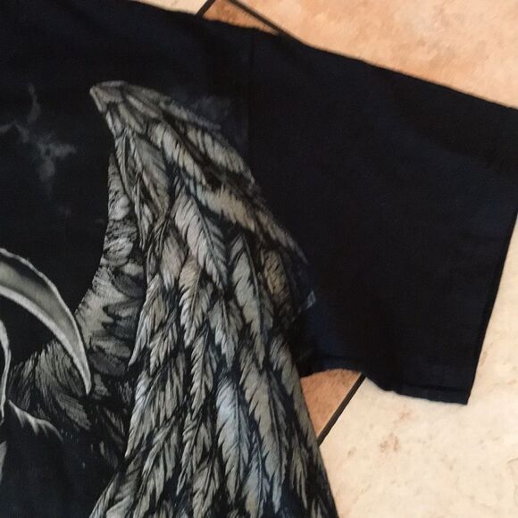 gildan grim reaper black tshirt size small - Picture 5 of 8